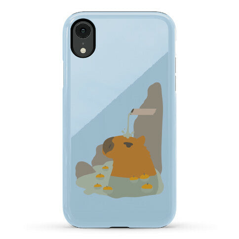 Capybara Hot Spring Phone Case